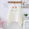 Coral Fleece Children'S Cape Bath Towel Newborn Bath Towel Square Baby Wrap Quilt Children'S Quilt