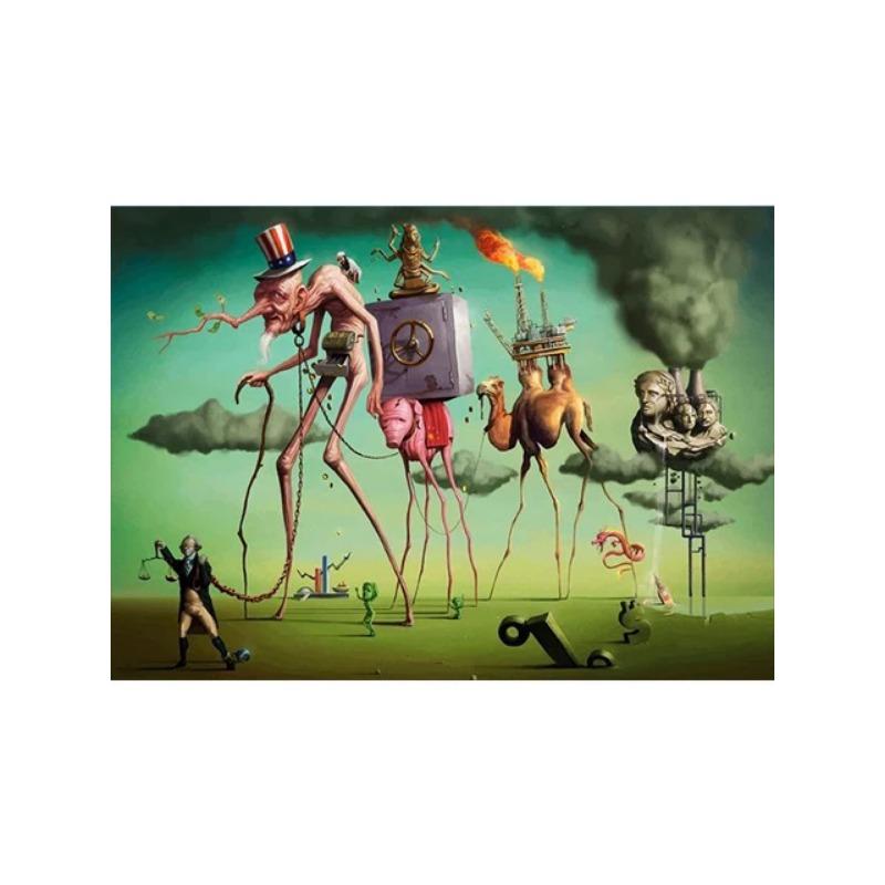 Surrealism Lucrare de artă faimoasă de Salvador Dali Postere și Imprimeuri Pictură pe pânză Artă de perete Imagini pentru camera de zi Decor pentru casă