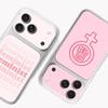 Feminist Feminism Aesthetics Girl Wrap Sticker for iPhone17 pro/17pro max Phone Decal Skin Rear Protector Case Film Full Cover