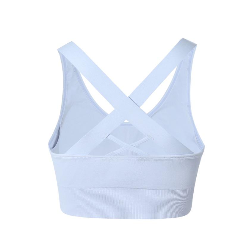 Women Plus Size Cross Back Shockproof Quick Dry Sports Bra For Yoga Running Gym