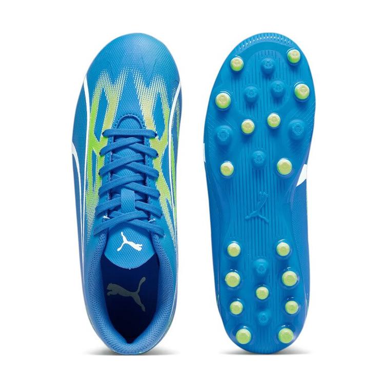 Puma Ultra Play Artificial Turf Comfortable Versatile Low-Top Soccer Shoes Kids sneaker Blue 107532-03