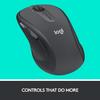 Logitech M510 Wireless Mouse, USB Uni-Facing Receiver for Laptops and PCs with Programmable Buttons - Graphite.