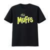 THE MUFFS Band Logo T-SHIRT Erhältlich in allen Größen S-XXL Klassische Farben Schwarz Weiß Vintage gewaschen Lässiger Streetwear