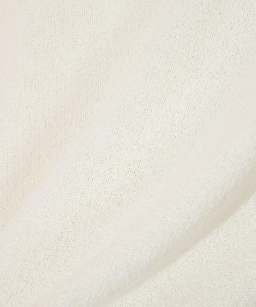 YALE [Cool] Heritage Dan Round Neck Boucle Ss Kint Ivory