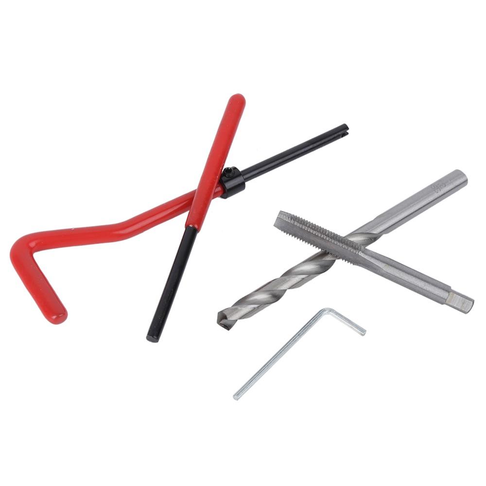 25Pcs M7x1 Threaded Insert Kit Metric Threading Tool  for Auto Parts and Processing Machinery