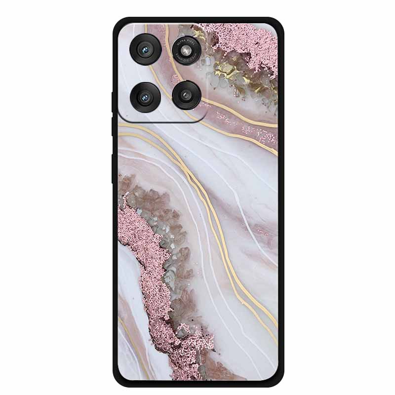 For Motorola Edge 60 Stylus Case Marble Painted Silicone Back Cover Case for Edge 60 Stylus Case Back Coque Edge 60 Stylus Cases