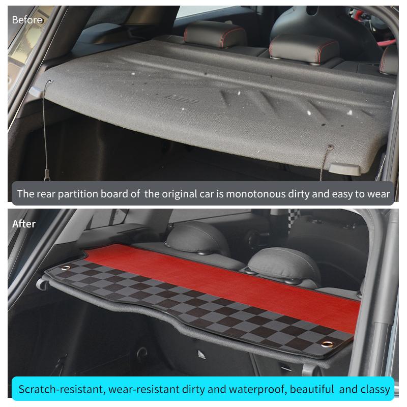 Fönsterdyna för bagagelucka för MINI Cooper R56 F56 F55 F60 F65 F66 R60 Countryman Bilstyling Interiördekoration Tillbehör