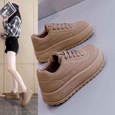 2025 New Spring Women's Thick-Soled Canvas Shoes - Height-Increasing, Non-Slip, Soft-Soled Casual Sneakers (2812-1)