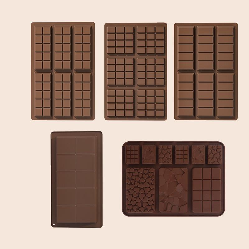 1PC food grade chocolate mold silicone chocolate mold rectangular baking tool