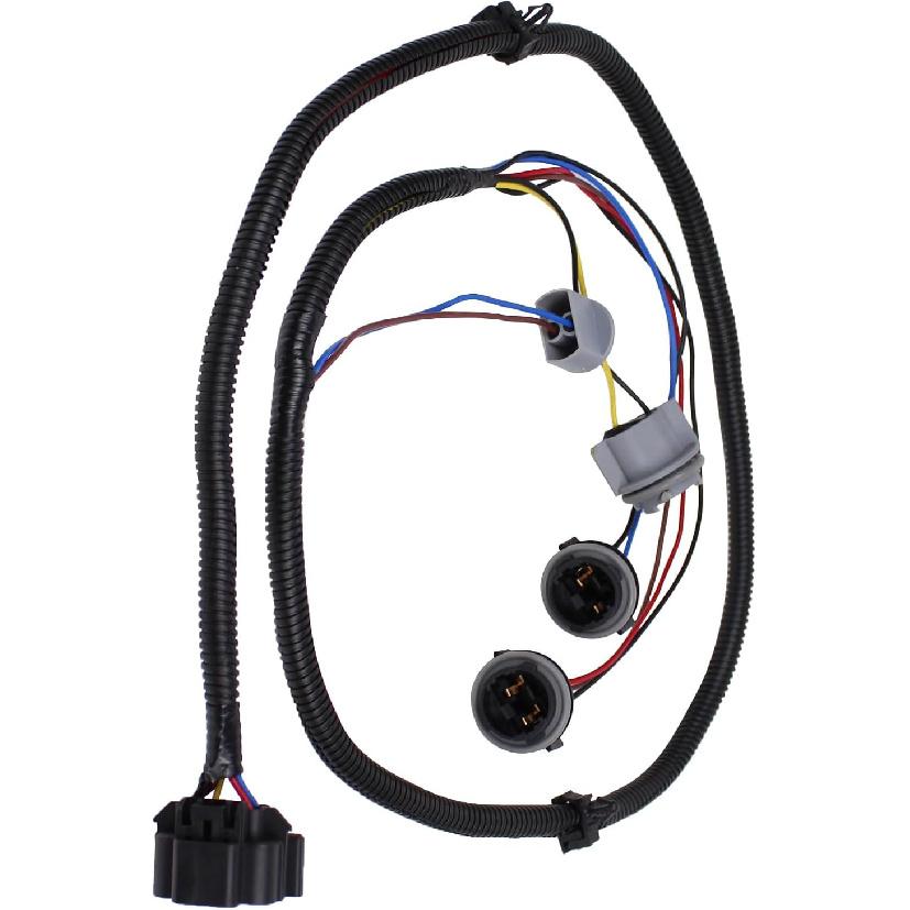 ApplianPar 2Pcs Rear Driver And Passenger Side Tail Light Wiring Harness For Silverado 1500 2500 3500 2003 2004 2005 2006 2007