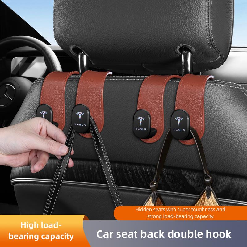 Car Hook Clips Storage Auto Interior Accessories For Tesla Model 3 Y S X Cybertruck Juguete Roadster Coil Bonina