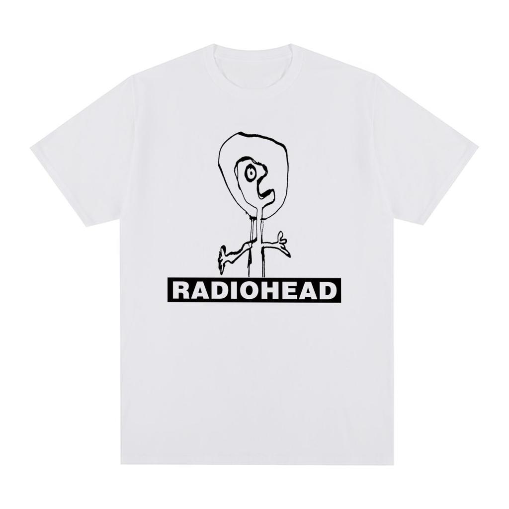 Radiohead Vintage T-shirt Classic North America Tour Rock Boy Camisetas Hombre Hip Hop Men T shirt New Tee Tshirt Womens Tops