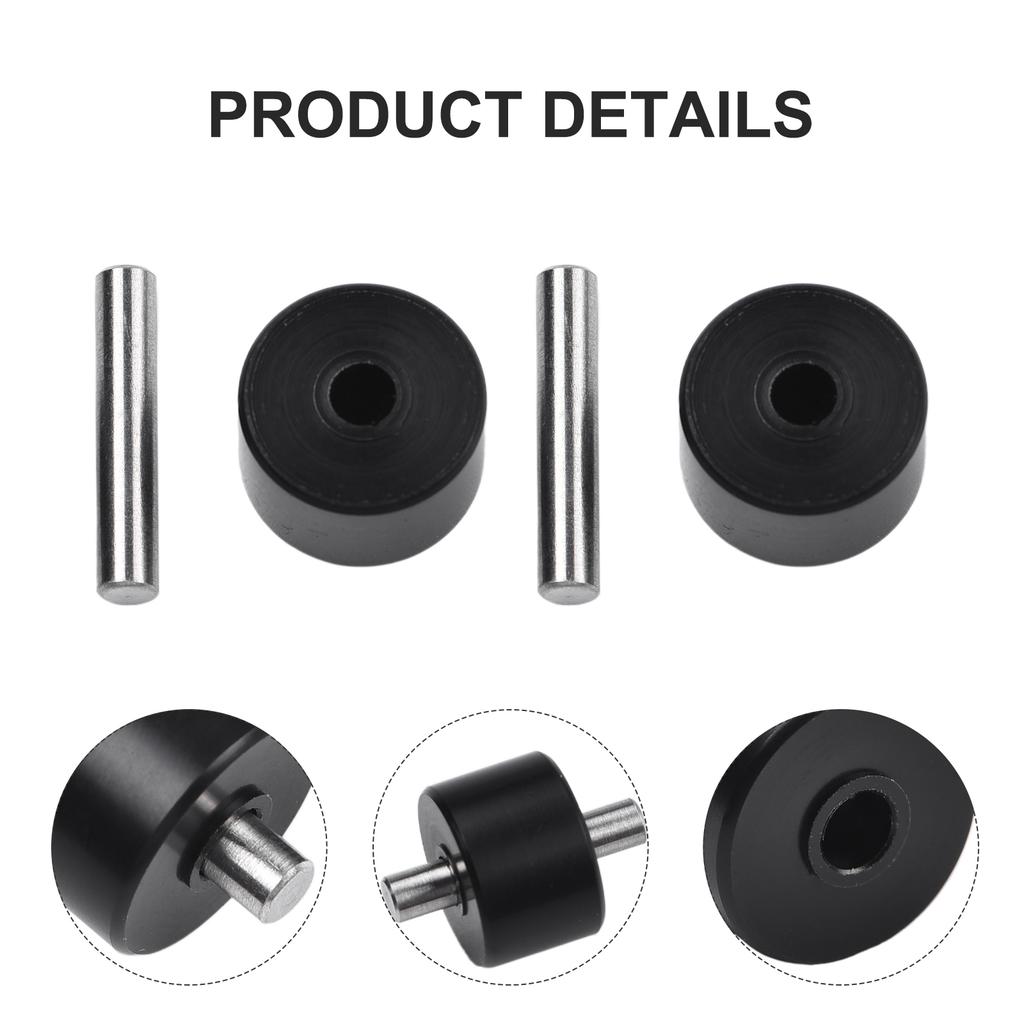 2pcs  Vacuum Cleaner Wheels Wet Dry Vacuum Cleaner Accessories Wheels Parts Replace Worn-out Or Damaged Wheels