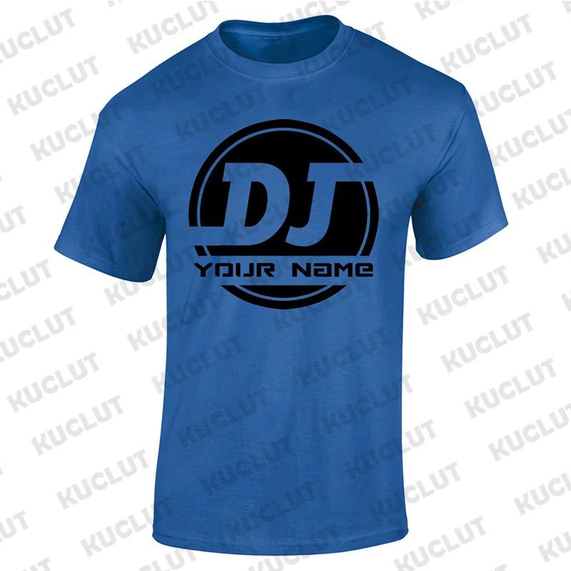 

Мужские футболки Персонализированная футболка диджея На заказ Имя диджея Музыка Унисекс Футболки Одежда в стиле хип-хоп Футболки для любителей диджейской музыки Сделай сам XXXXXL серый