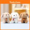 Plush Bell Dog Toy Keychain Stuffed Doll Animal Cartoon Pendant Decoration Gift