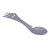 5 in 1 Camping Spoon Fork Bottle Opener Sawtooth Cutter Portable Stainless Steel Spork