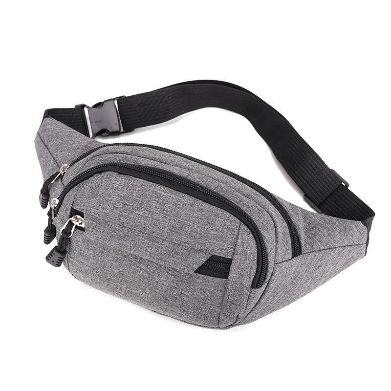 New Niche Men's Messenger Bag Fashion Spring and Summer Multi Functional Chest Bag Fitness Outdoor Sports Mobile Phone Purse Woman