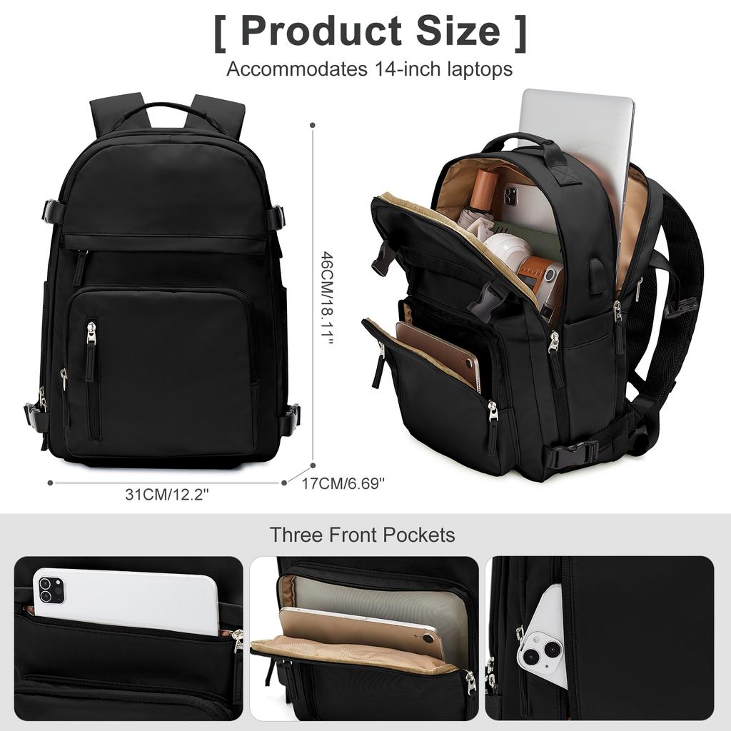 Large Travel Backpack for Women Large Capacity High Quality Schoolbag Overnight Weekend Bag Waterproof Men's Backpack Laptop Bag