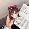 Mizuhara Chizuru Anime Rent-A-Girlfriend Phone Case For IPhone 17 Air 16 15 14 13 Pro Max 11 12 Black Silicone Cover