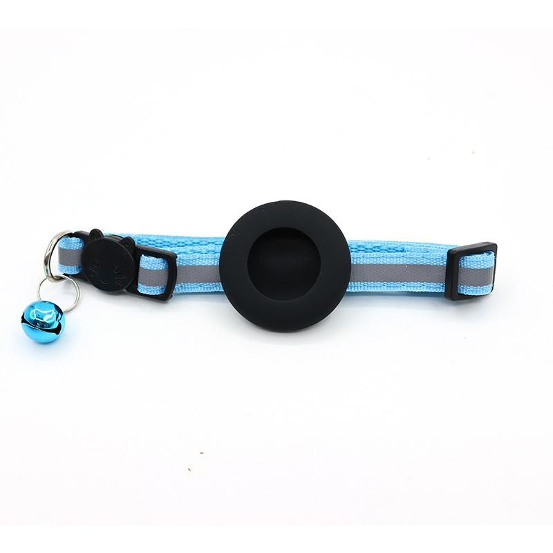 Collare per gatto anti-smarrimento, Tracker adatto, Accessorio collare per gatto da collo, Collare in silicone, Collare di posizionamento per animali domestici