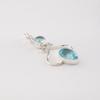 Sky Blue Topaz Gemstone Sterling Silver Designer Jewelry Pendant 1.60" For Birthday Gift PP-13-4