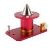 Magnetic Wall Mount Blade Balancer Aluminium Alloy 339075B Heavy Precision Blade Balancers for Mowers Red
