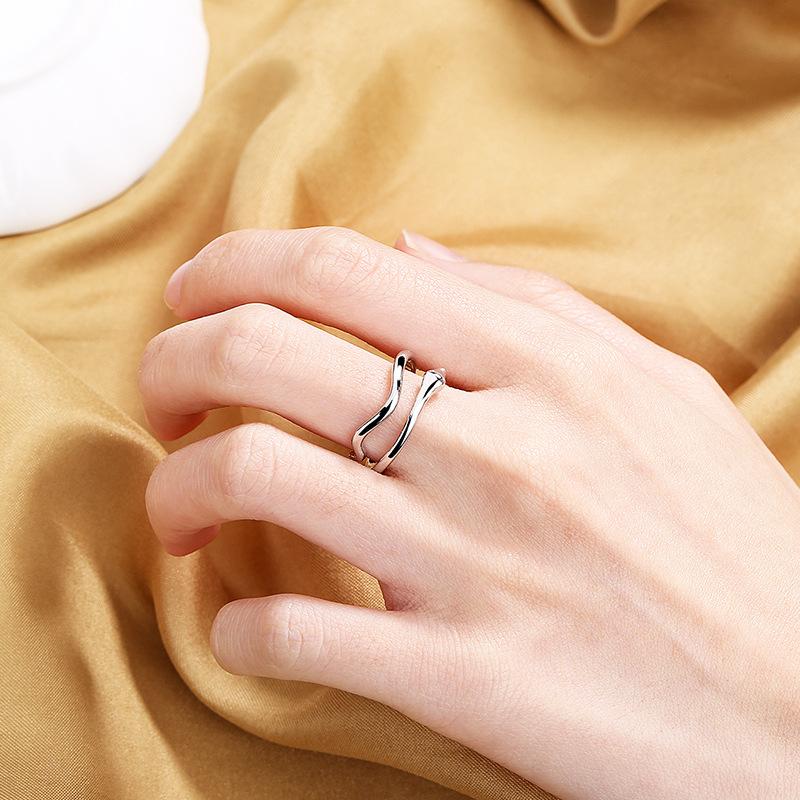 Lindon Classic Copper Alloy Zircon Ring Ladies Jewelry Wedding Promise Party Gift