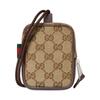 Gucci Logo Print Color Block Design GG Canvas Mini Wallet Men wallet Brown 834270-FAEOO-9843