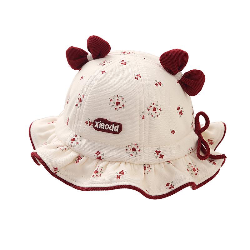 Adjustable Baby Sun Protection Bucket Hat - Korean Style for Spring & Autumn