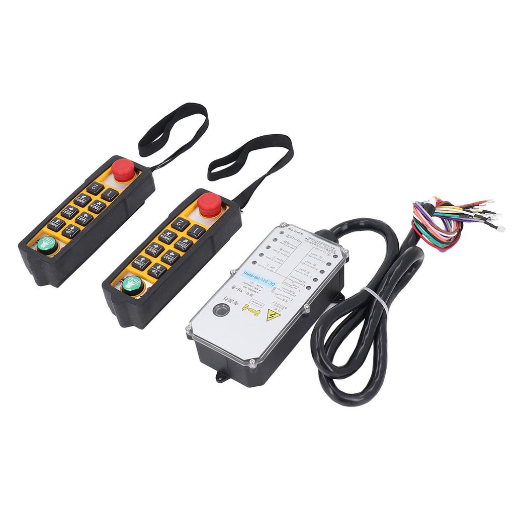 Jeřábový průmyslový dálkový ovladač Dvojitá rukojeť 6 tlačítek Elektrický zvedák Bezdrátový spínač Vysílač