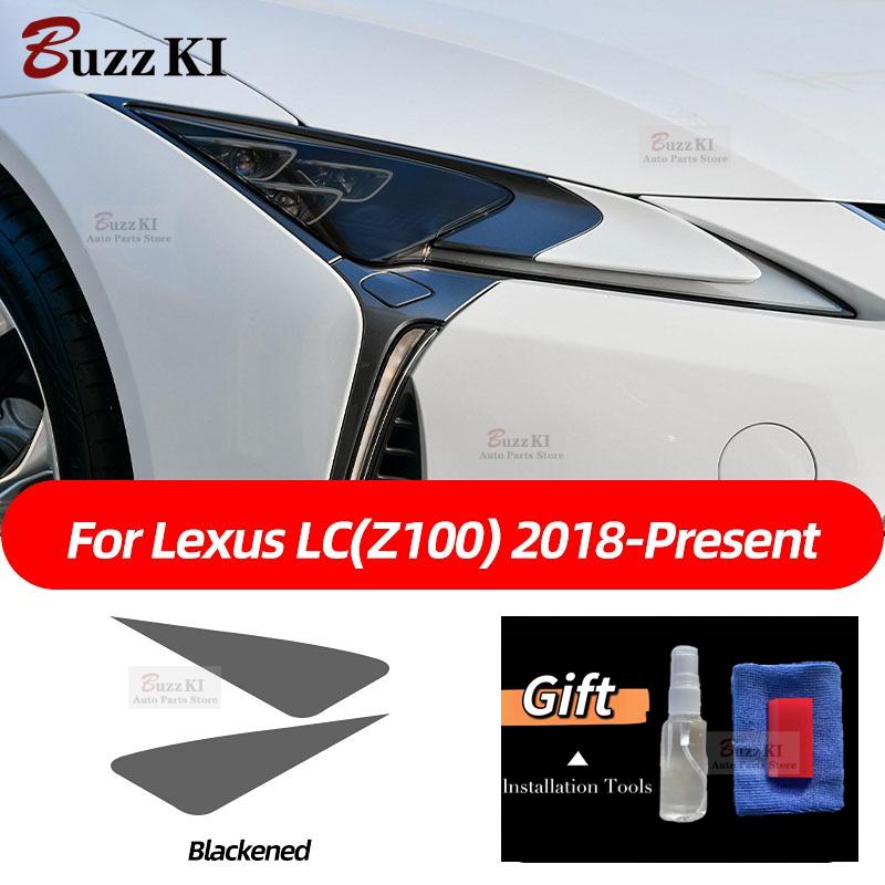 For Lexus ES 300h NX CT GS IS LC LS RX LX570 RC UX GX F Sport Smoked Black TPU Sticker Car Headlight Protective Film