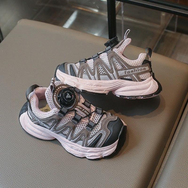 Summer Kids Sneakers Breathable Mesh White Shoes Boys Running Dad Shoes