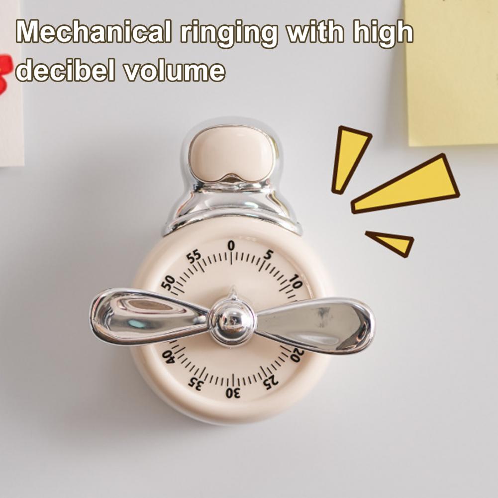 Timer Magnetici da Cucina Timer Meccanico Magnetico Timer Meccanico da Cucina Senza Batteria Retro Sveglia Conto alla Rovescia per Frigorifero