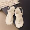 Summer New Simple Retro Fashion Versatile Casual Sandals Niche Beach Toe Sandals Women