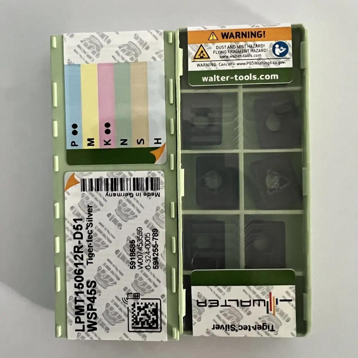 

Original / LPMT150612R-D51 WSP45S / Industrial indexable Carbide Inserts 10 Pcs