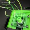 Green Light 8/12/16 Laser High-Precision Red Infrared Level for Outdoor Wall and Floor Mounting
