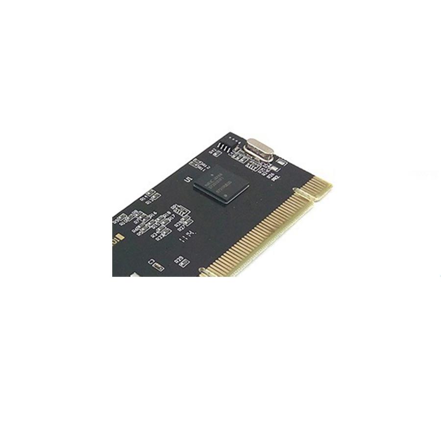 1x 5 Port(4+1) USB 2.0 PCI Expansion Card  For Windows 98SE/Me/2000/XP/NT 4.0/XP