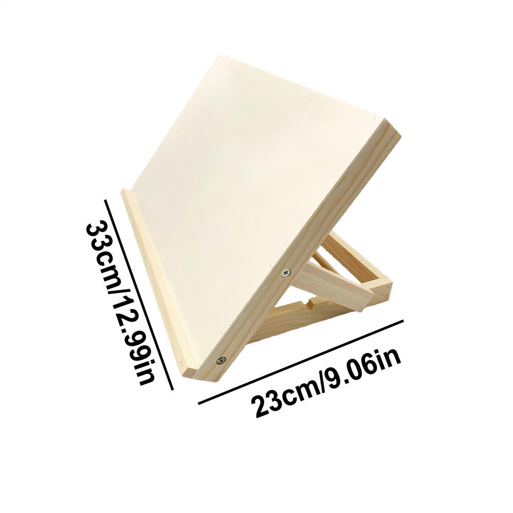 Tabletop Art Easel Wooden Adjustable Angle Foldable Holder Foldable Painting Easel Tabletop for Adults Beginners Teens Artists цвет старого дерева