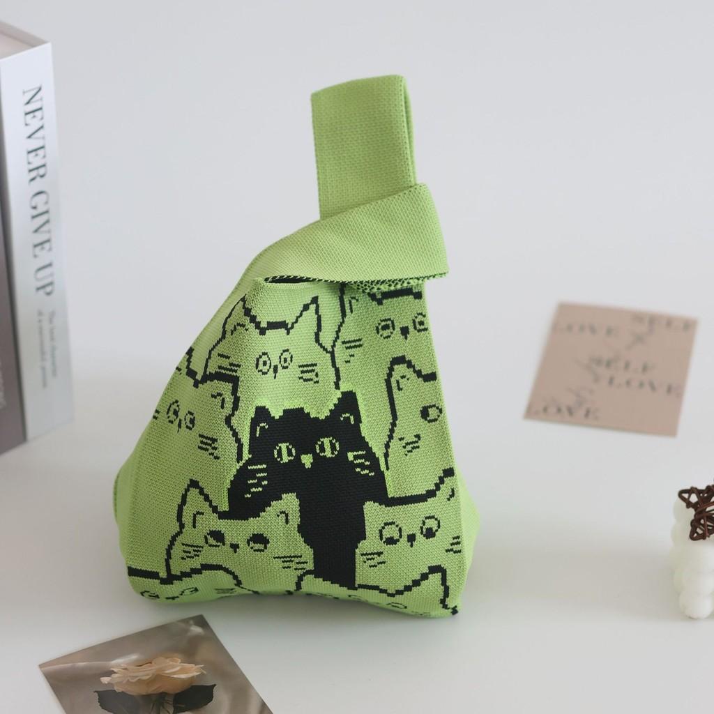 Trendy Knit Bucket Bag For Women Soft And Spacious Tote Bag With Eye-catching Patterns Ideal For Daily Wear And Gifts