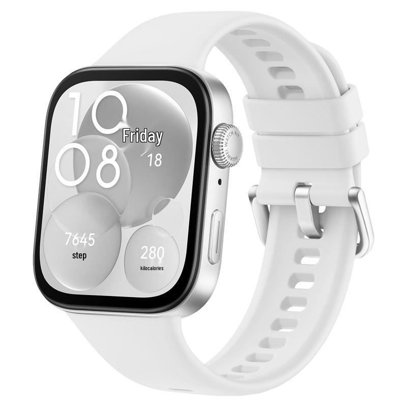 Kompatibel mit der Huawei Fit4 Uhr, mikrotexturiertes Silikonarmband, gleicher Stil wie das originale HUAWEI FIT3 Armband.