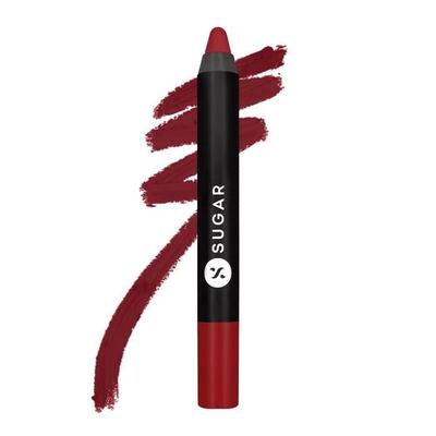 Kosmetyki Matte as Hell Kredki do ust dla kobiet | Trwałość do 12 godzin | Kredka do ust z temperówką | 2,8 g -10 Cherry Darling (Wiśniowo-czerwony)