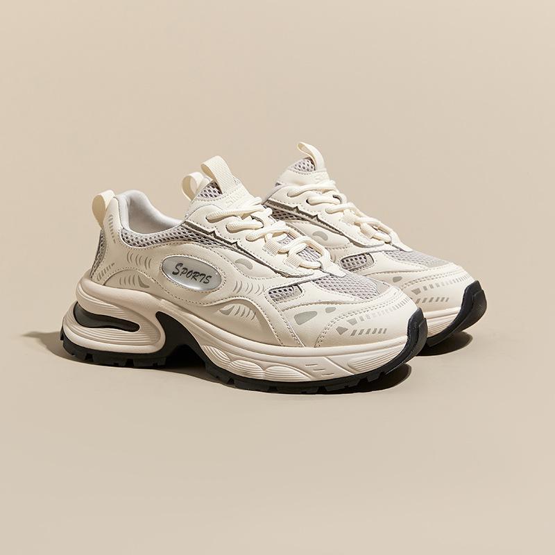 [Fanfna] Small man height-increasing dad shoes women's 2025 autumn mesh breathable thick-soled casual sports shoes