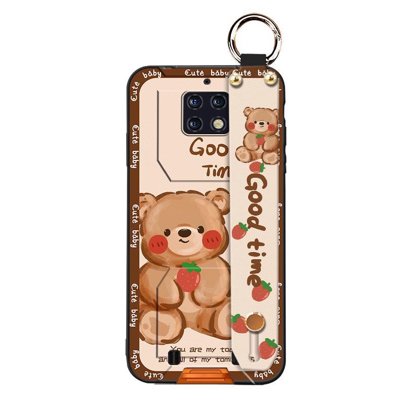 Fashion Design Ring Phone Case For Oukitel WP6 Anti-dust Dirt-resistant Wristband Shockproof Waterproof Cartoon Cute
