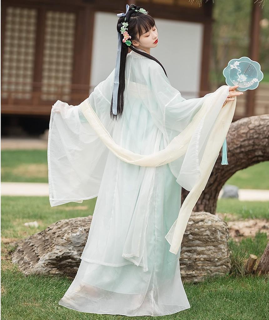 Hanfu Cosplay Starożytny chiński Tang Długi tatuaż naklejka w zestawie [Yousaku Co., Ltd.] Kostium, damski, kostium, Halloween, scena, dwór, spódnica,
