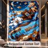 Teddy Bear (379) Theme Custom Tapestry Personalized Custom Name Text Wall Hanging Tapestry Home Decor Background Cloth