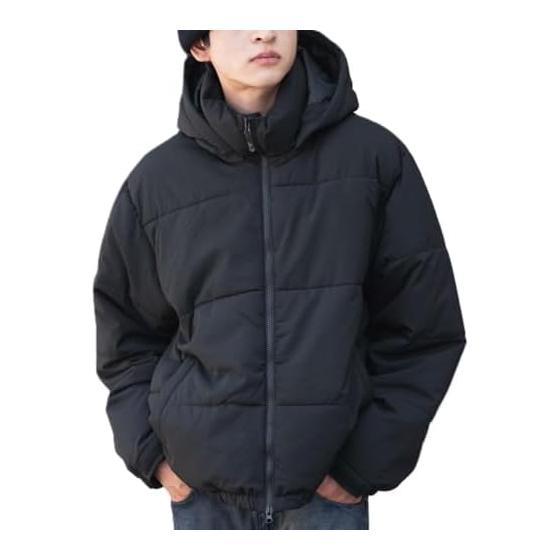 [Wego] Unisex 2WAY Puffer Blouson, Outerwear, Blouson, Cold Protection, Filled Jacket, Functional, Climbing, Camping, Outdoor Clothes, Autumn
