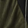 INCERUN Men Long Sleeve Zip-up Stitching Casual Corduroy Coats Jackets