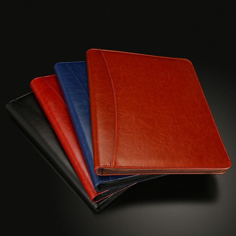 A4 Zipper Bag Multifunctional Storage Folder with Office Clip & Custom Logo Option