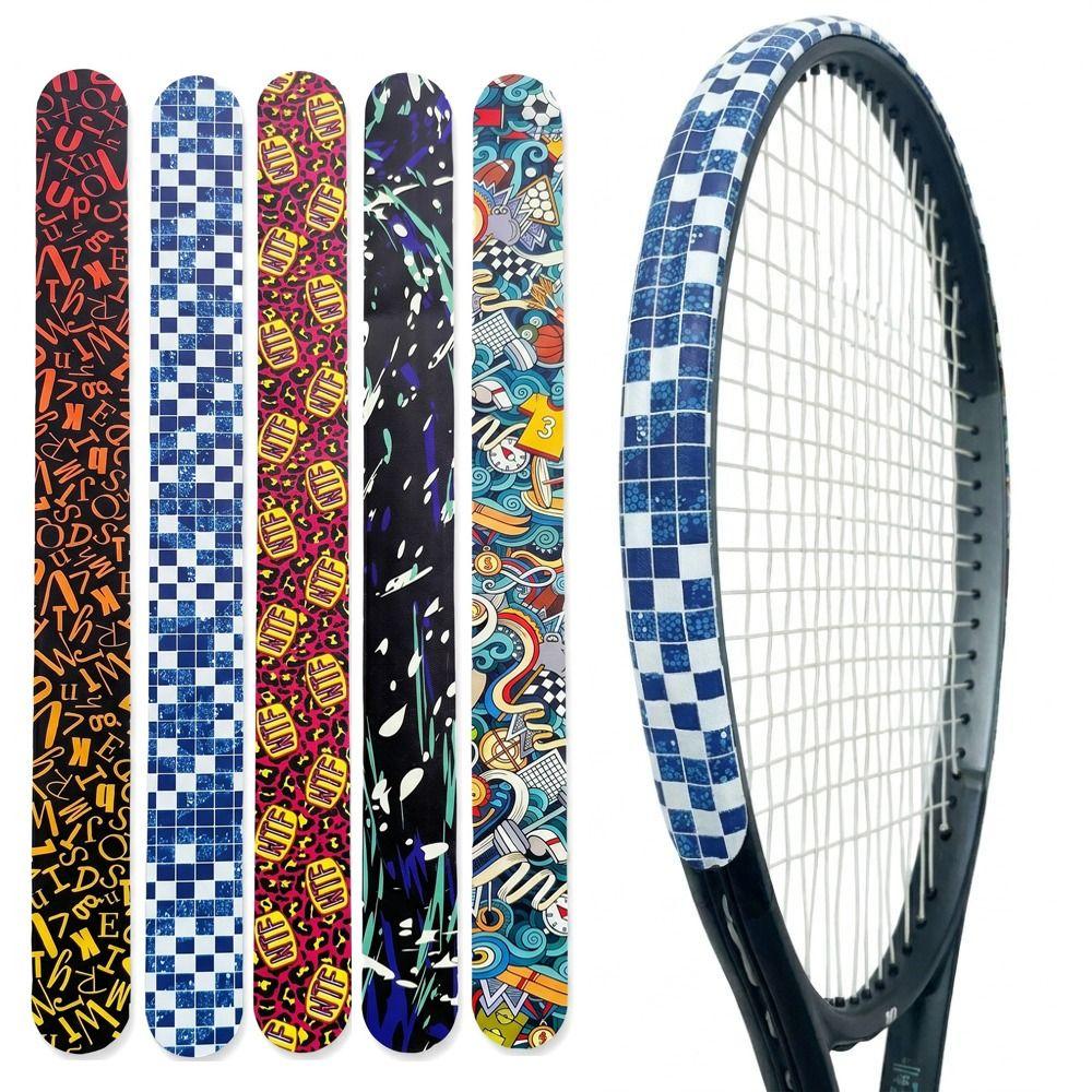 High Elastic Tennis Racket Edge Sticker Tennis Racket Frame Protective Tape Tennis Court