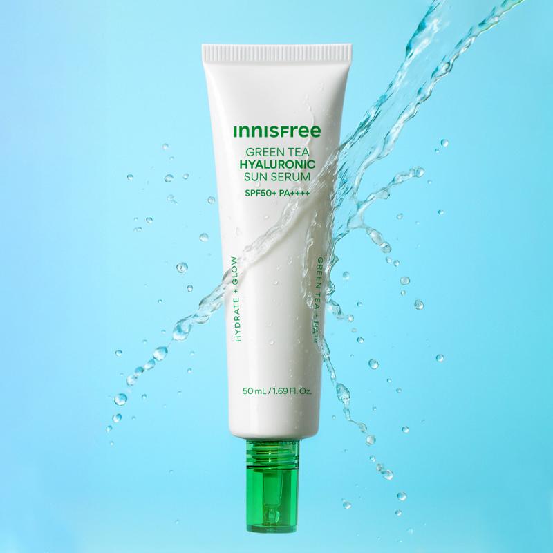 Innisfree Green Tea Hyaluronic Sun Serum SPF 50+ PA++++ 50ml